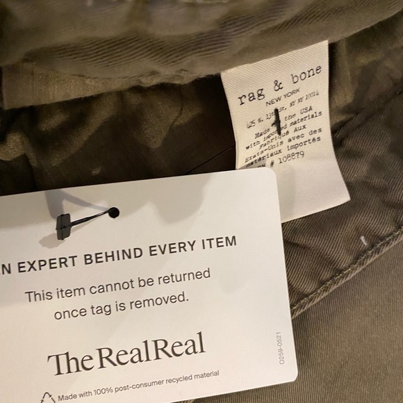 Rag & Bone Army green cargo pants size 30 - Picture 11 of 11
